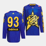 Detroit Red Wings #93 Alex DeBrincat 2024 NHL All-Star Blue Jersey Style 1