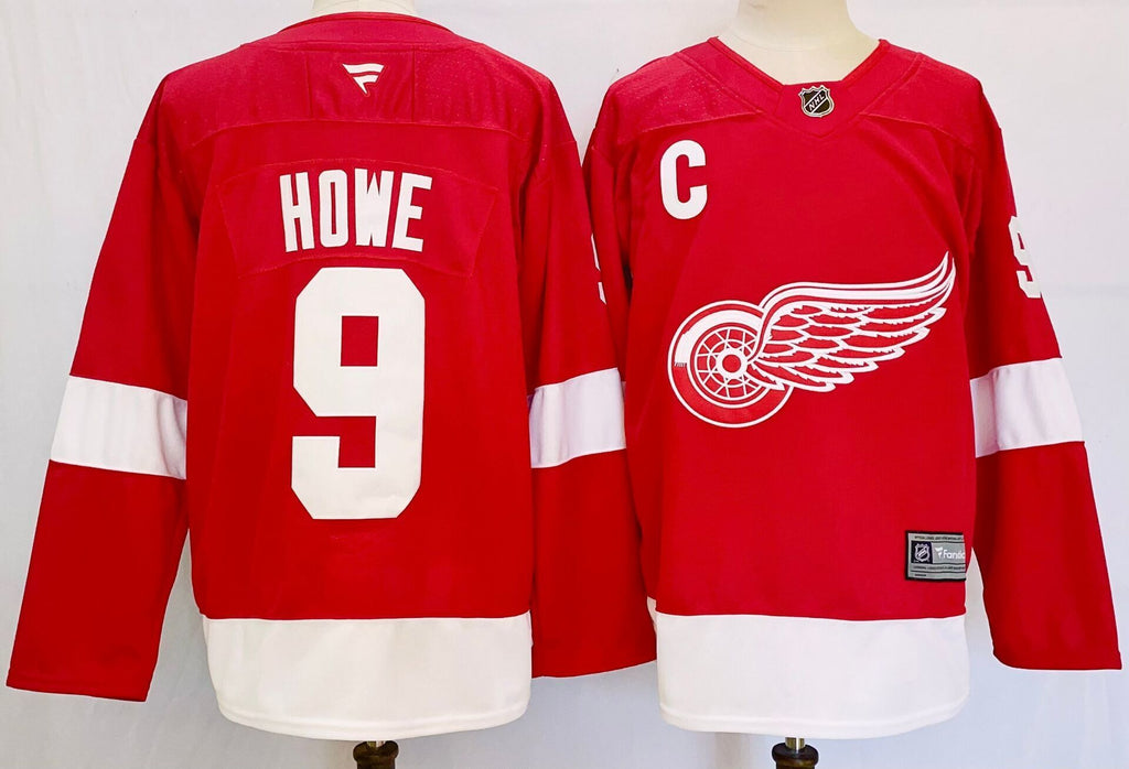 Detroit Red Wings #9 Gordie Howe Style 1