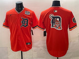 Detroit Tigers Team Big Logo Orange 2026 Alternate USA 250' Patch Vapor Premier Limited