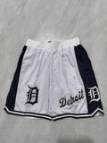 Detroit Tigers Tigers White Shorts Style 2