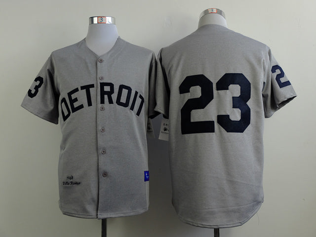 Detroit Tigers #23 Kirk Gibson Tigers 23 Hemp Gray