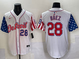 Detroit Tigers #28 Javier Baez Tigers Adult Style 1