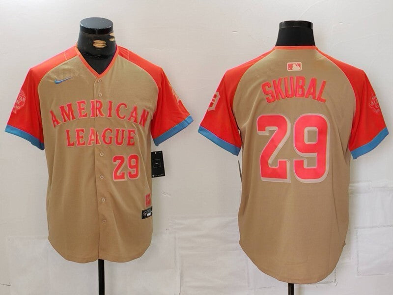 Detroit Tigers #29 Tarik Skubal Tigers 24 All-Star Style 3