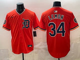 Detroit Tigers #34 Lemon Tigers Special V2