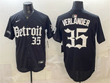 Detroit Tigers #35 Justin Verlander Black 'Motor Gothic Edition' Vapor Premier Limited