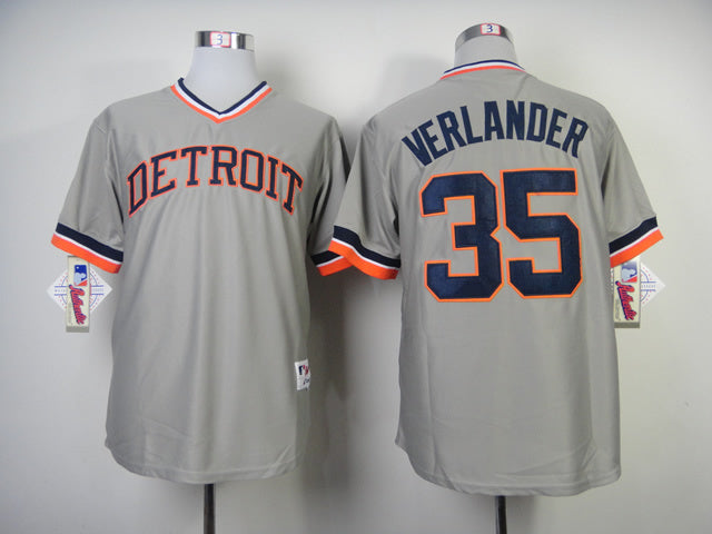 Detroit Tigers #35 Tigers 35 Gray 1984 Inverted