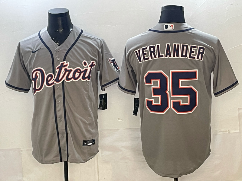 Detroit Tigers #35 Verlandea Tigers Adult Style 2