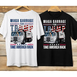 Digital MAGA garbage for Trummp T-Shirt, Trummp garbage man in trash truck Sweatshirt, Take America back, MAGA garbage, Trummp 2024 Hoodie
