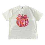 Disco Pumpkin T-shirt, Coquette T-shirt, Pumpkin Season T-shirt, Crewneck Halloween Shirt, MW Unisex Shirt Menswear Top