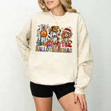 Dog Hallothanksmas Sweatshirt, Halloween Thanksgiving Christmas Sweatshirt, Holiday Season Sweatshirt, Hallothanksmas