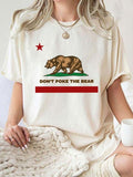 Don't Poke The Bear Shirt, Protest Bear Shirt, Trendy Tee