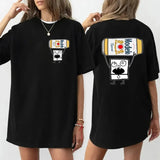 Doodlebob Modelo Beer Essential 2 Sided T Shirt, Funny Drinking T Shirt, Summer T Shirt , Unisex Short Sleeve Tee Shirt, Casual Clothing Top Womenswear