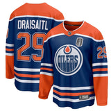 Edmonton Oilers #29 Leon Draisaitl 2025 Stanley Cup Final Home Breakaway Jersey - Royal