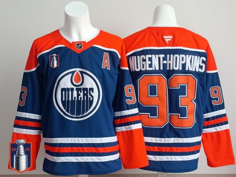 Edmonton Oilers #93 Ryan Nugent-Hopkins Oilers Champion Edition Style 2