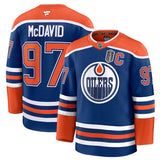 Edmonton Oilers #97 Connor McDavid 2025 Stanley Cup Final Home Premium Jersey - Royal