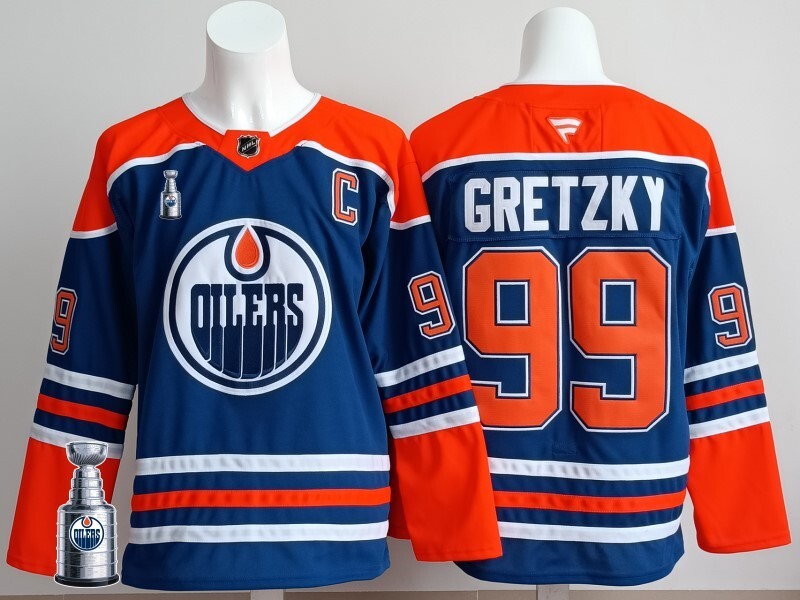 Edmonton Oilers #99 Wayne Gretzky Oilers Champion Edition Style 6