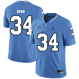 Elijah Hood 34 Carolina Blue