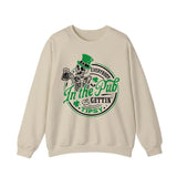 Everybody In The Pub Getting Tipsy Skeleton St. Patrick's Day Sweatshirt, Funny St Patrick's Day Sweatshirt, St. Patrick's Day Gift, Irish Sweatshirt