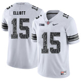 Ezekiel Elliott 15 Pattern White