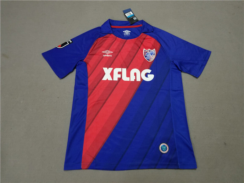 F.C. Tokyo home red and blue 19-20 season soccer jersey