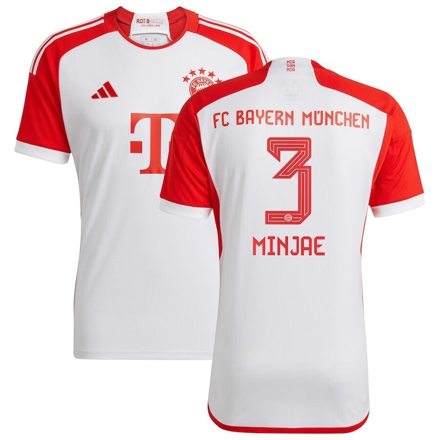 FC Bayern adidas Home Shirt 2023-24 - With Minjae 3 Printing