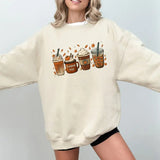 Fall Coffee Sweatshirt, Fall Sweater, Pumpkin Spice Sweatshirt, Cute Fall Sweater, Womens Fall Sweater, Coffee Sweatshirt, Unisex Plus size