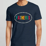 Father Is My Hero Christian TShirt Casual Style Crew Neck Short Sleeve T-Shirt Tops Trendy for Unisex, Perfect Gift