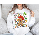 Feliz Navidad Mexican Gingerbread with Sombrero Christmas Shirt, Mexican Christmas Sweatshirt, Happy New Year Hoodie, Gingerbread Man