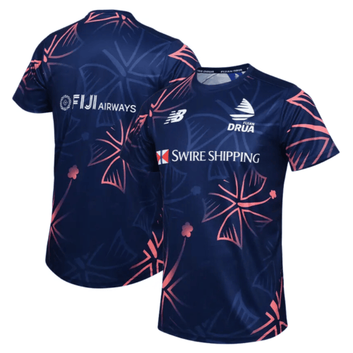 Fijian Drua Super Rugby 2024 Run Out Men Jersey - Navy