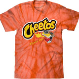Flamin' Hot Cheetos Tie Dye T-Shirt - Orange Spider Tie Dye