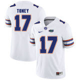 Florida Gators Kadarius Toney 17 White