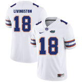 Florida Gators LIVINGSTON 18 White