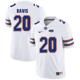 Florida Gators Malik Davis 20 White
