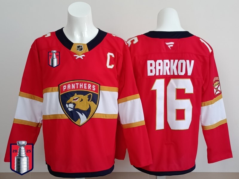 Florida Panthers #16 Aleksander Barkov Panthers Champion Edition Style 1