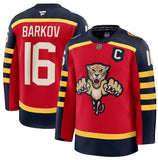 Florida Panthers #16 Aleksander Barkov Red 2026 With C Patch Winter Classic