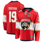 Florida Panthers #19 Matthew Tkachuk 2025 Stanley Cup Final Home Breakaway Player Jersey - Red