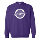 Forth Worth, Texas Circle Logo Crewneck Sweatshirt