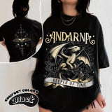Fourth Wing Series T-Shirt | Onyx Storm | Dragon Rider | Bookish Tee Gift For Book Lover | Violet Sorrengail | Fantasy book, Fullstyle{n002}2