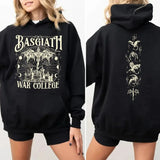 Fourth Wing Shirt, Basgiath War College Double Sides Shirt, Bookish Fly Or Die Tee, Dragon Riders Shirt Bookworm Book Lover Gifts Sweater Pullover Tee