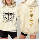Fourth Wing Sweatshirt, Basgiath War College, Dragon Rider Hoodie And Sweater; T Shirt, Unisex Sweater Pullover Tee