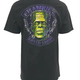Frankie's Speed Shop T-Shirt mens  clothing Crewneck Cotton