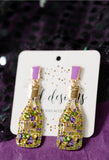 Mardi Gras Champagne Bottles
