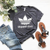 Funny Dad Shirt, Dad Gift, Marijuana Gift, Dopest Dad T Shirt, Cannabis Tshirt, Weed Dad Shirt, 420-Weed Shirt
