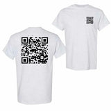 Funny FU QR Code Menswear T-Shirt - Unisex Pullover Tee, Casual Cotton Fit, Perfect for Men and Women with a Bold Humorous Design