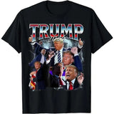 Funny Trump 2024 Campaign 90s Trendy Bootleg Style Men Women T-Shirt, Gift Trending, Gift Boy Friends, Gift Girl Friends, Gift Friends, All Size