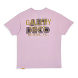 GALLERY DEPT ART DECO TEE Retro 3D Letter English Printed Round Neck Short Sleeve T-shirt
