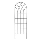 60-inch Gothic Arch Top Metal Wall Trellis for Home Garden