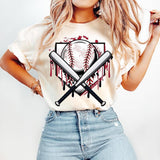 Game Day Baseball Drip T-Shirt, Baseball Coquette T-Shirt, Baseball Mama Shirt, Baseball Home Plate, Tis the Season