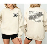 Gen X Sweatshirt, Generation X Gift Generation X Raised On Hose Water and Neglect, Generation X Sweatshirt, Hose Water Hoodie, Raised Neglect