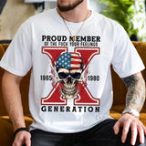 Generation X Fafo Shirt, Gen X Halloween Shirt, Raised On House Water And Neglect, Humorous Tee, Unisex Short Sleeve Tee Shirt, Menswear